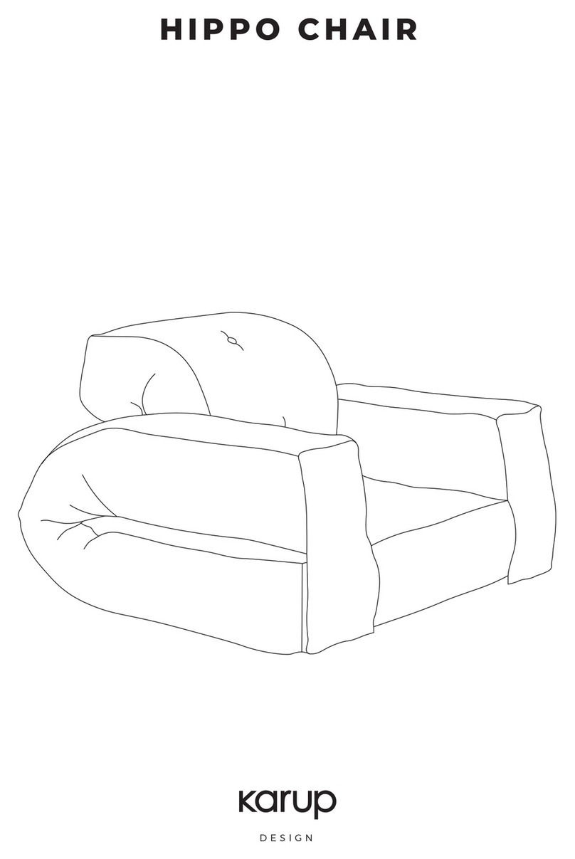 karup design HIPPO CHAIR manual