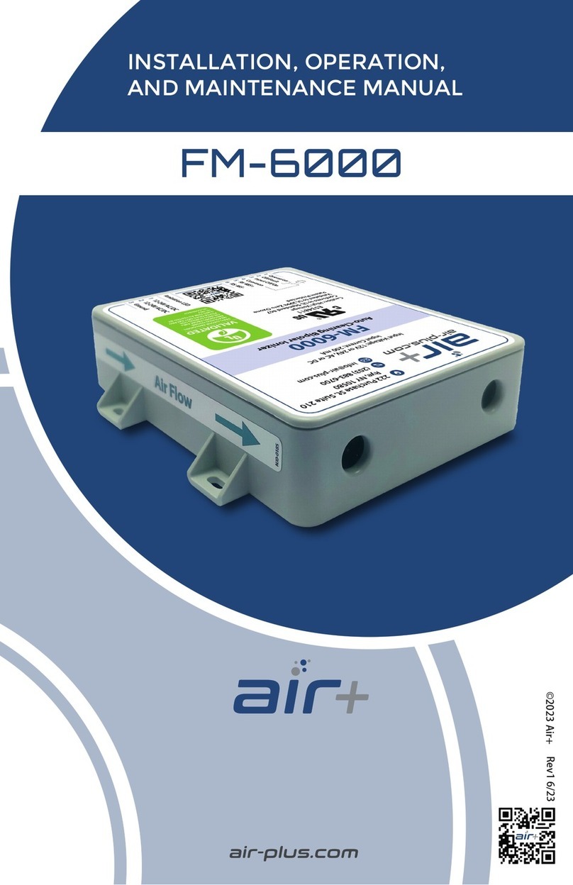 AirPlus FM-6000 Installation, operation and maintenance manual
