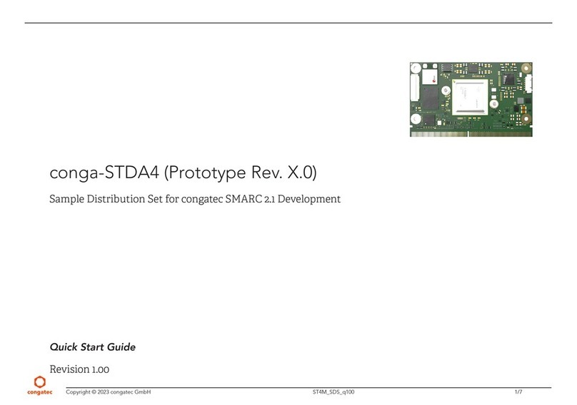 Congatec conga-STDA4 quick start guide