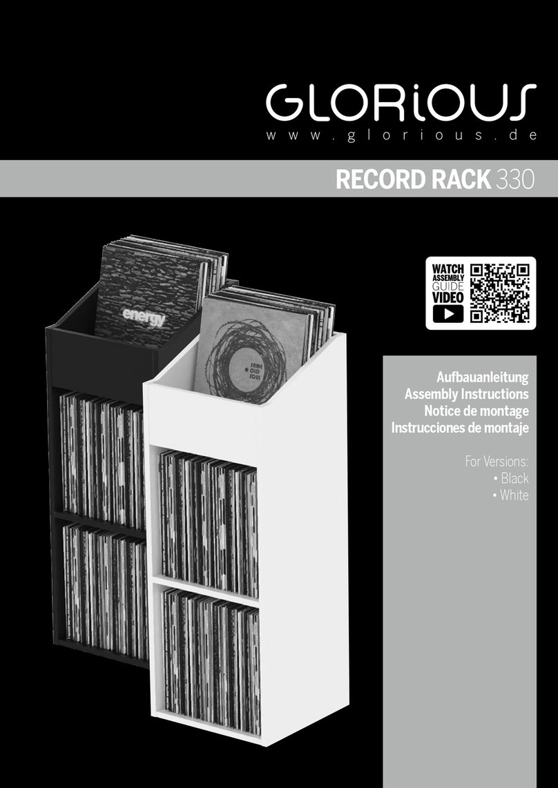 Glorious RECORD RACK 330 User manual Glorious RECORD RACK 330 User manual