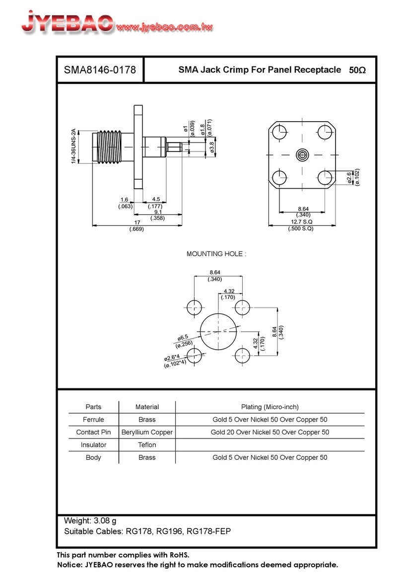 JYEBAO SMA8146-0178 quick start guide