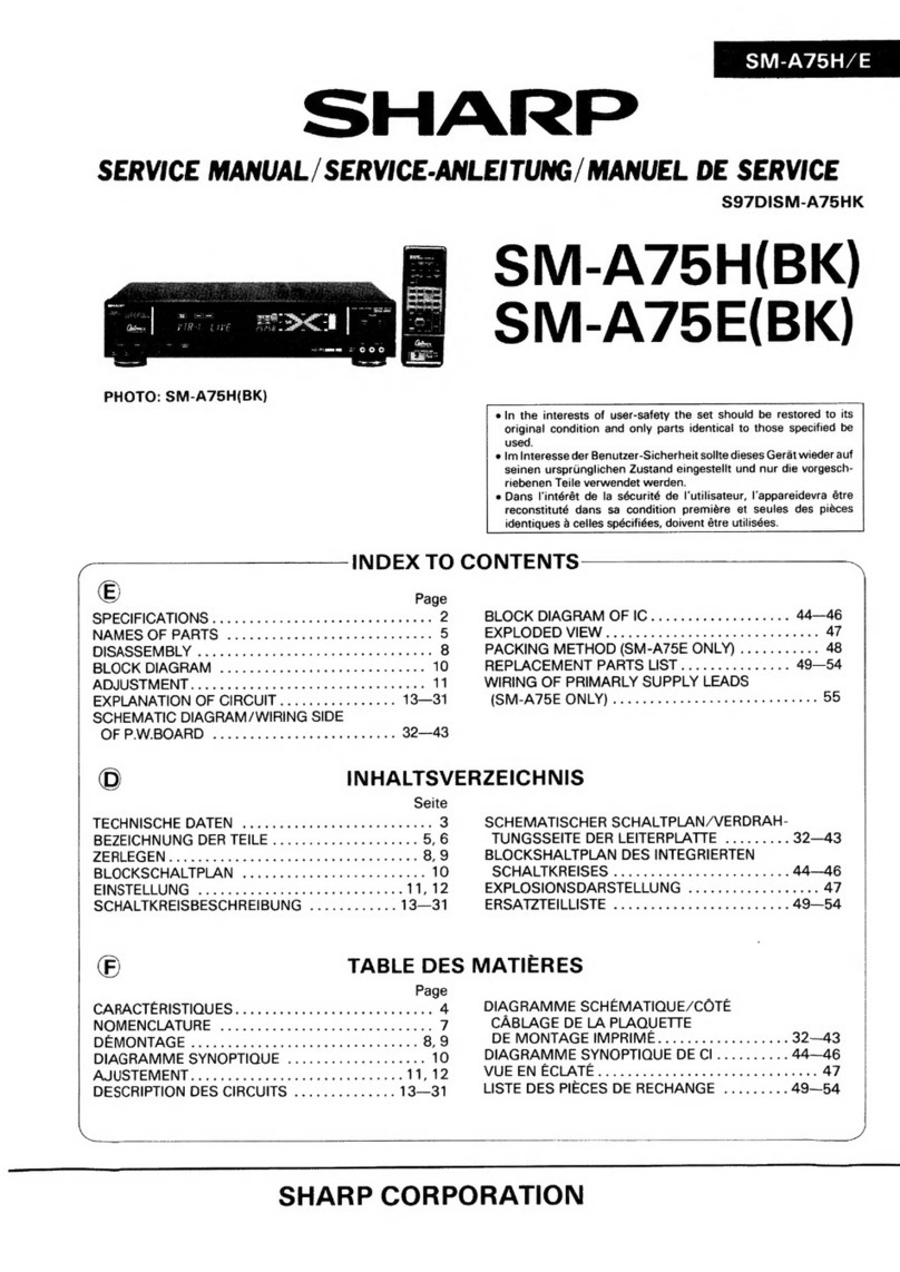 Sharp SM-A75H(BK) User manual