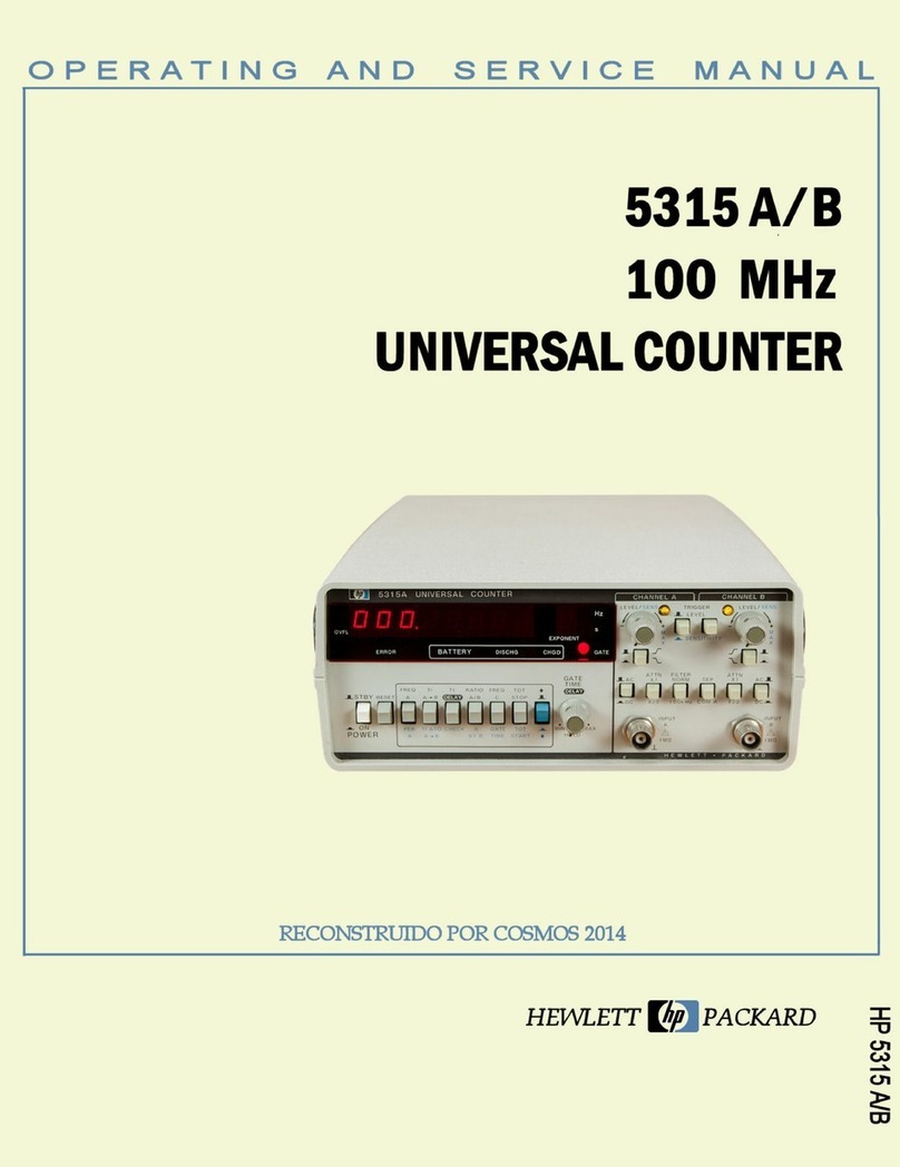 HP 5315 A Service manual
