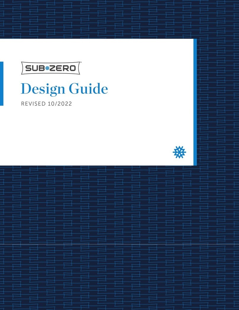 Sub-Zero CL3050U(ID) Design guide