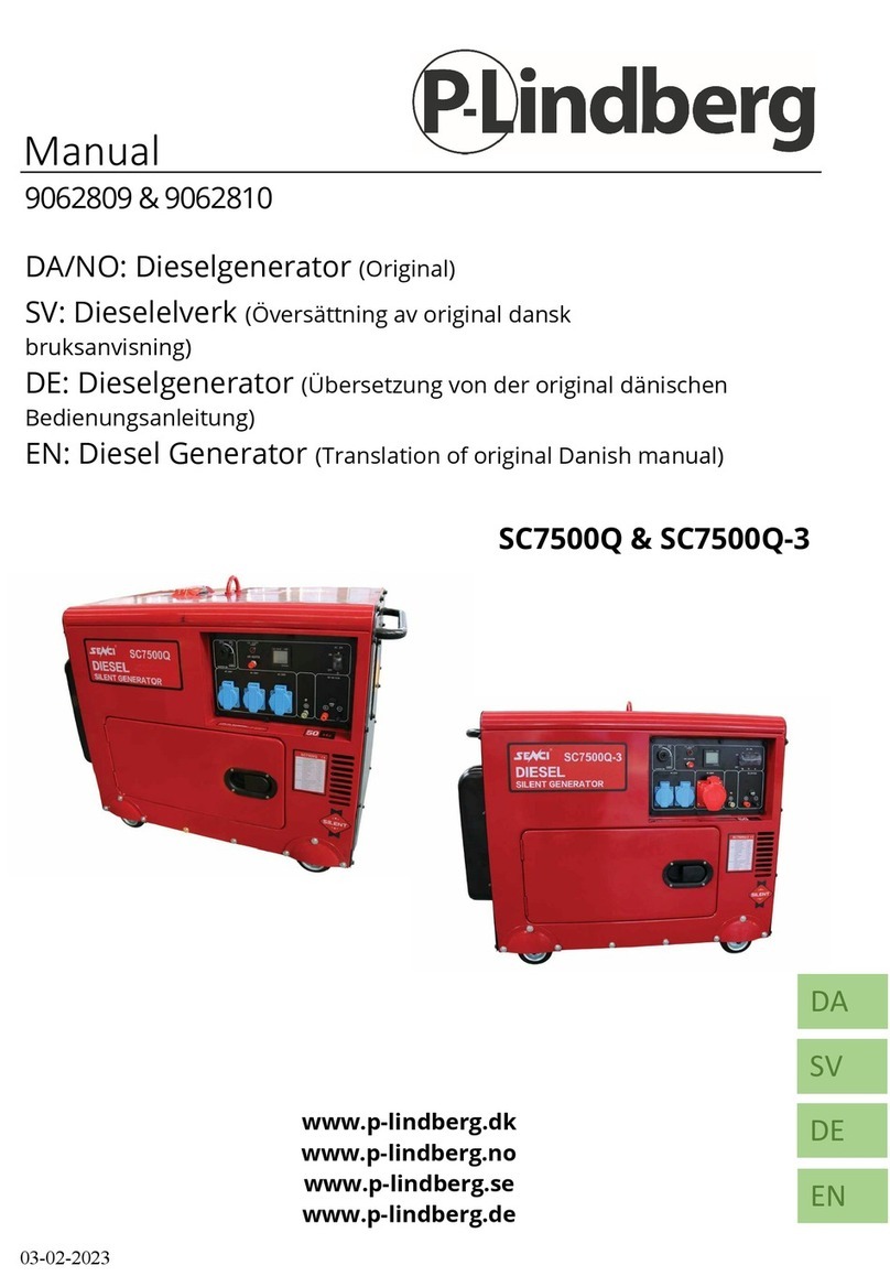 P.Lindberg SC7500Q manual