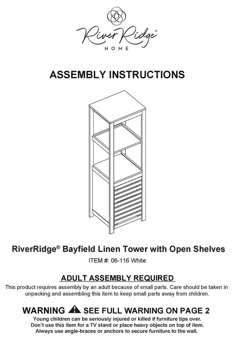 RiverRidge Bayfield 06-116 White User manual