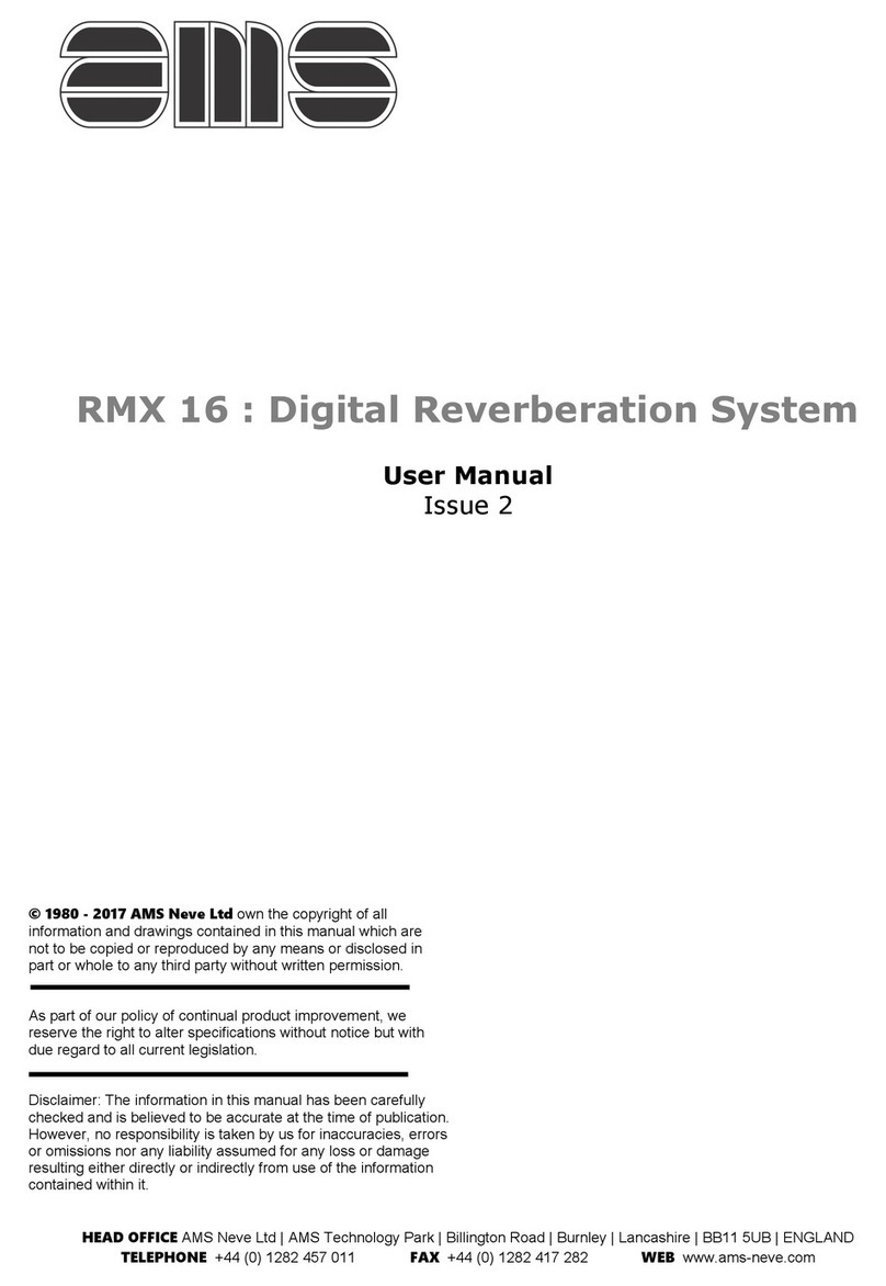 AMS RMX 16 user manual