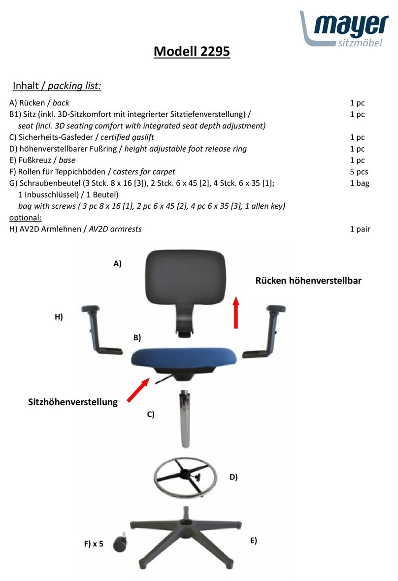 Mayer 2295 User manual