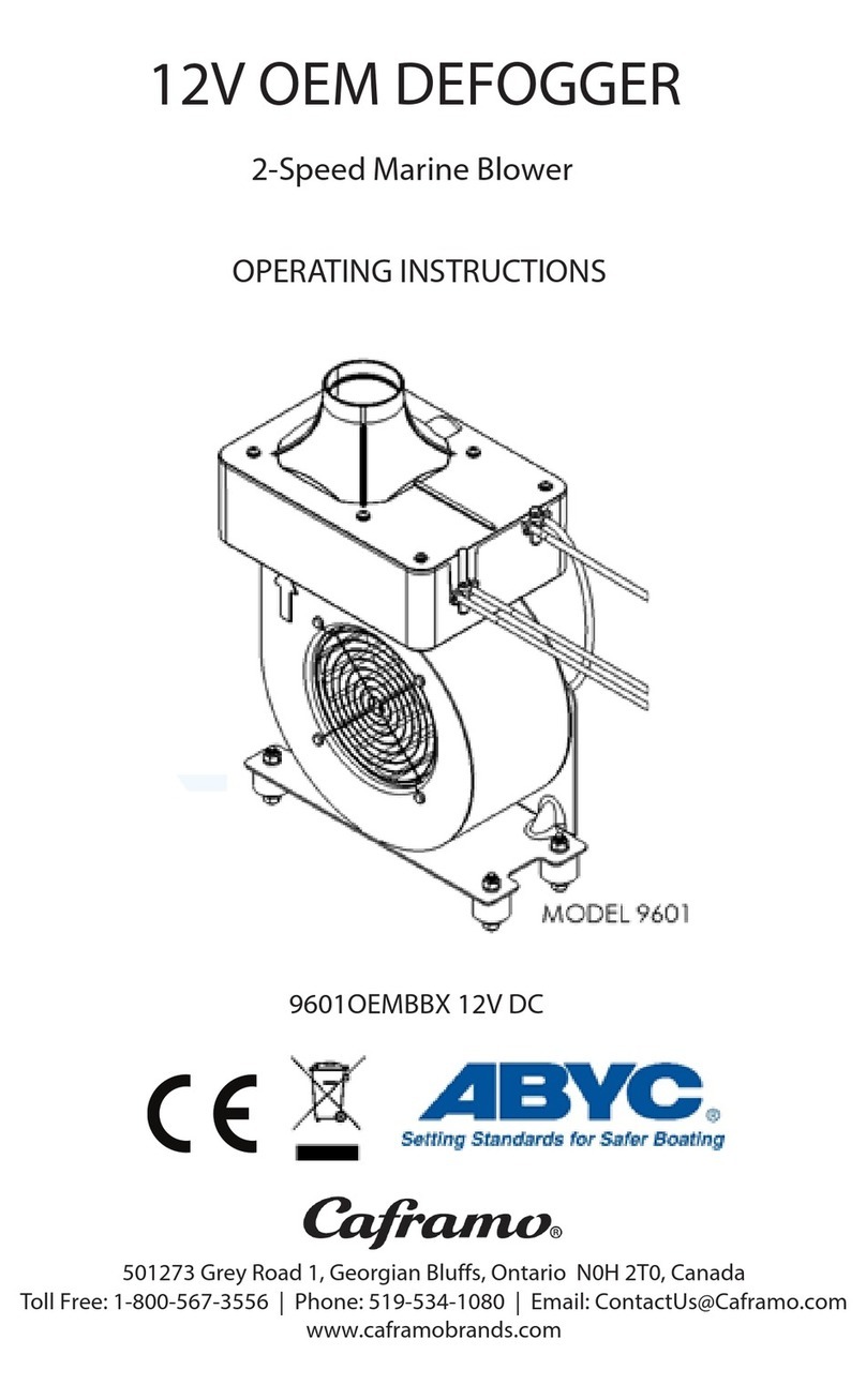 Caframo ABYC 9601 operating instructions