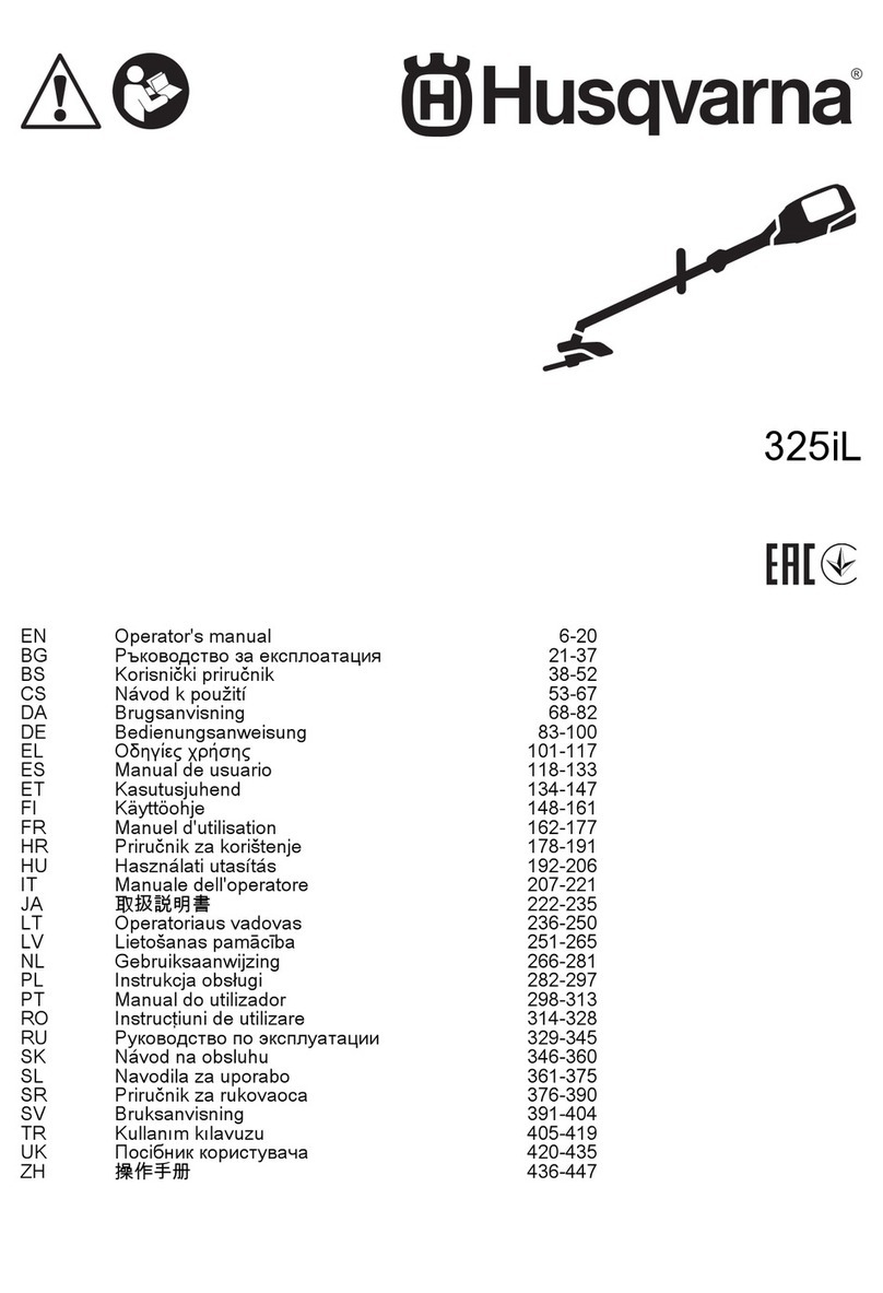 Husqvarna 325iL Operator's manual