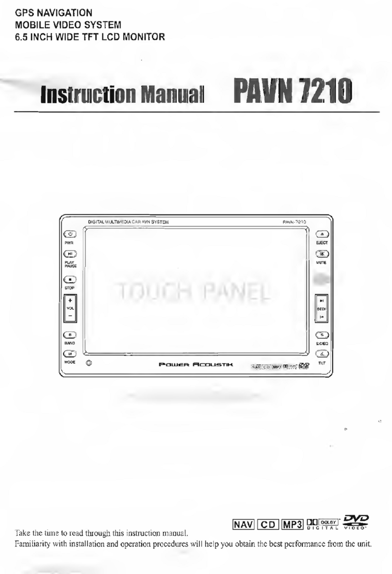 PowerAcoustik PAVN 7210 instruction manual