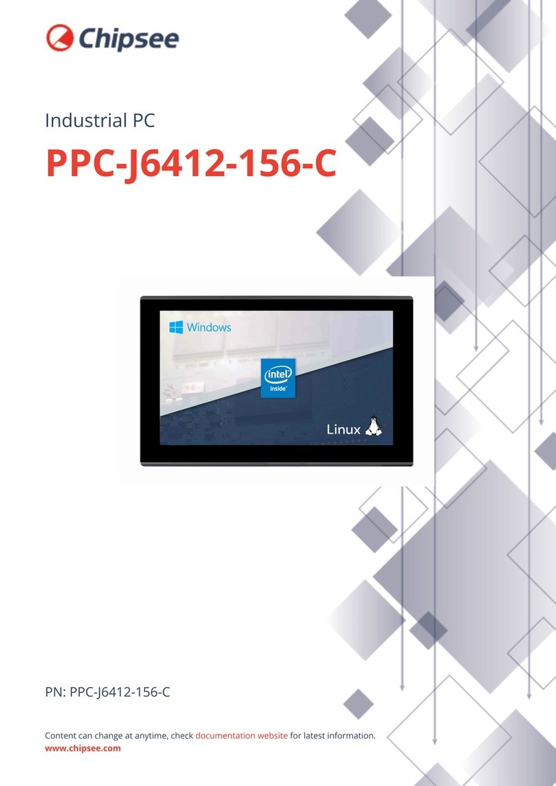 Chipsee PPC-J6412-156-C manual