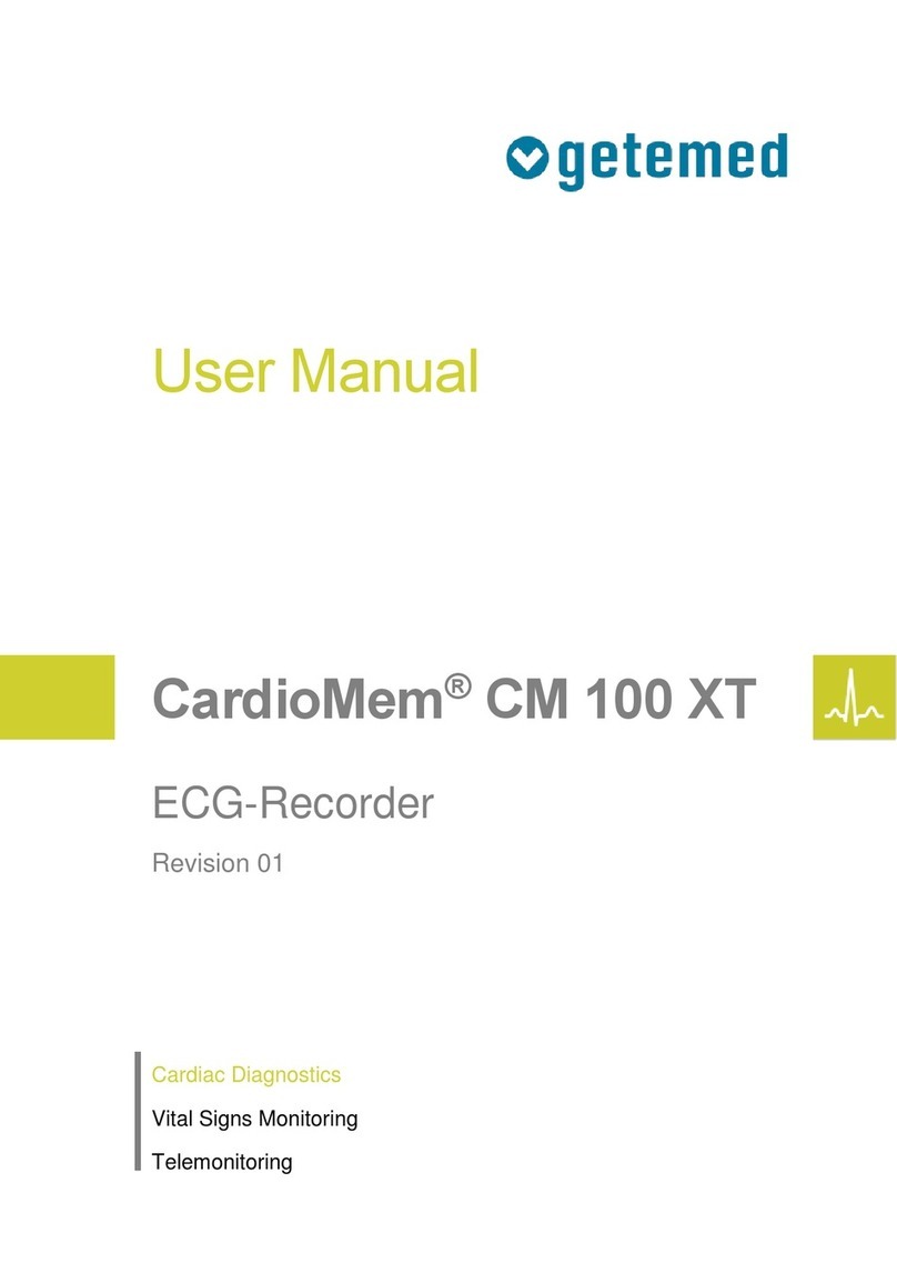 getemed CardioMem CM 100 XT user manual
