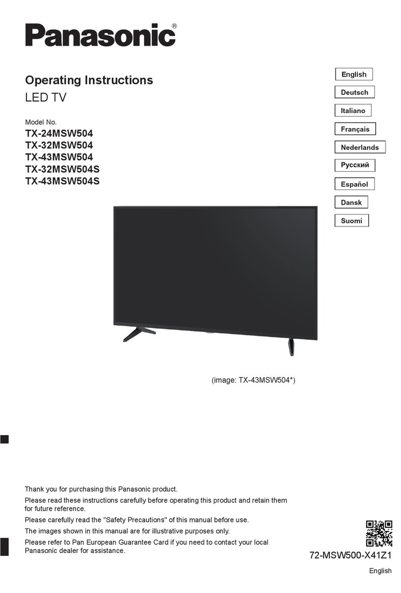 Panasonic TX-24MSW504 User manual