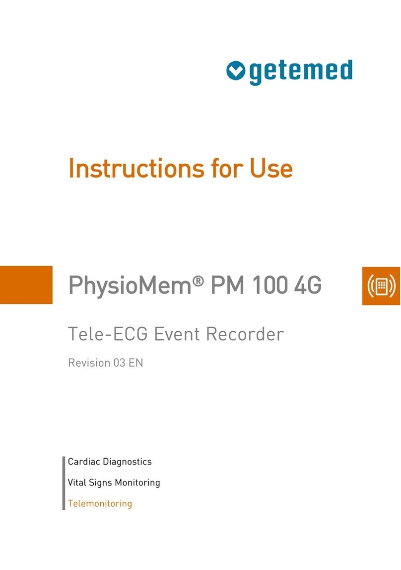 getemed PhysioMem PM 100 4G Instructions for use