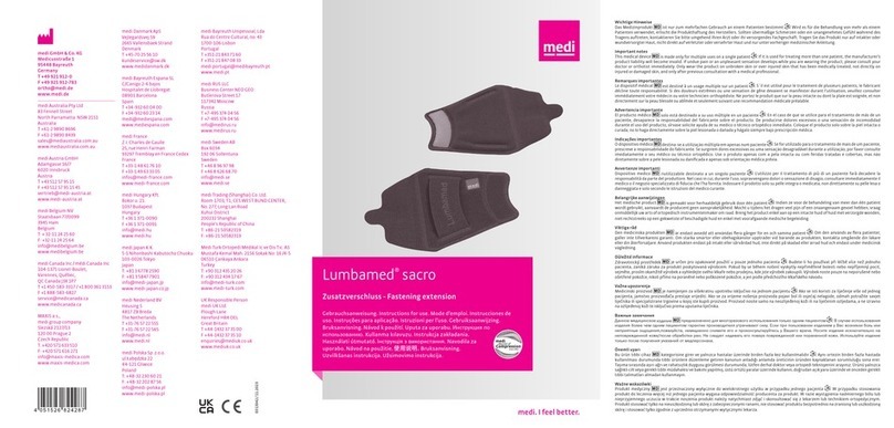 medi Lumbamed sacro Instructions for use