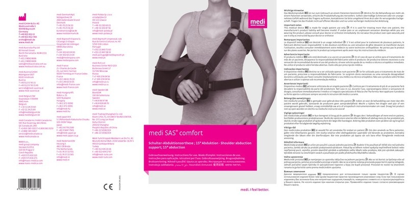 medi SAS comfort Instructions for use