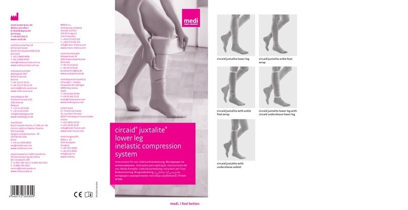 medi circaid juxtalite lower leg inelastic compression... User manual