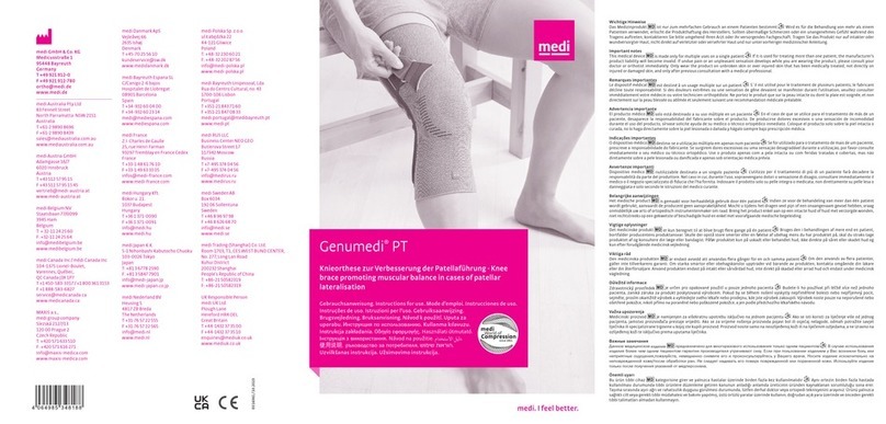 medi Genumedi PT User manual