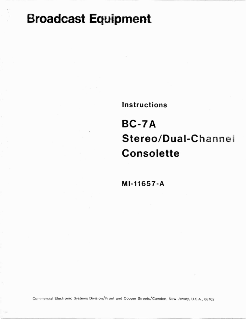 Broadcast BC-7A instructions