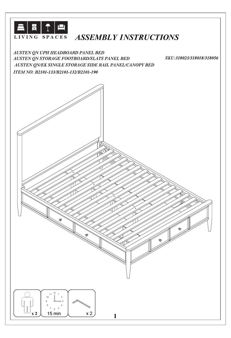 Living Spaces AUSTEN 318023 User manual