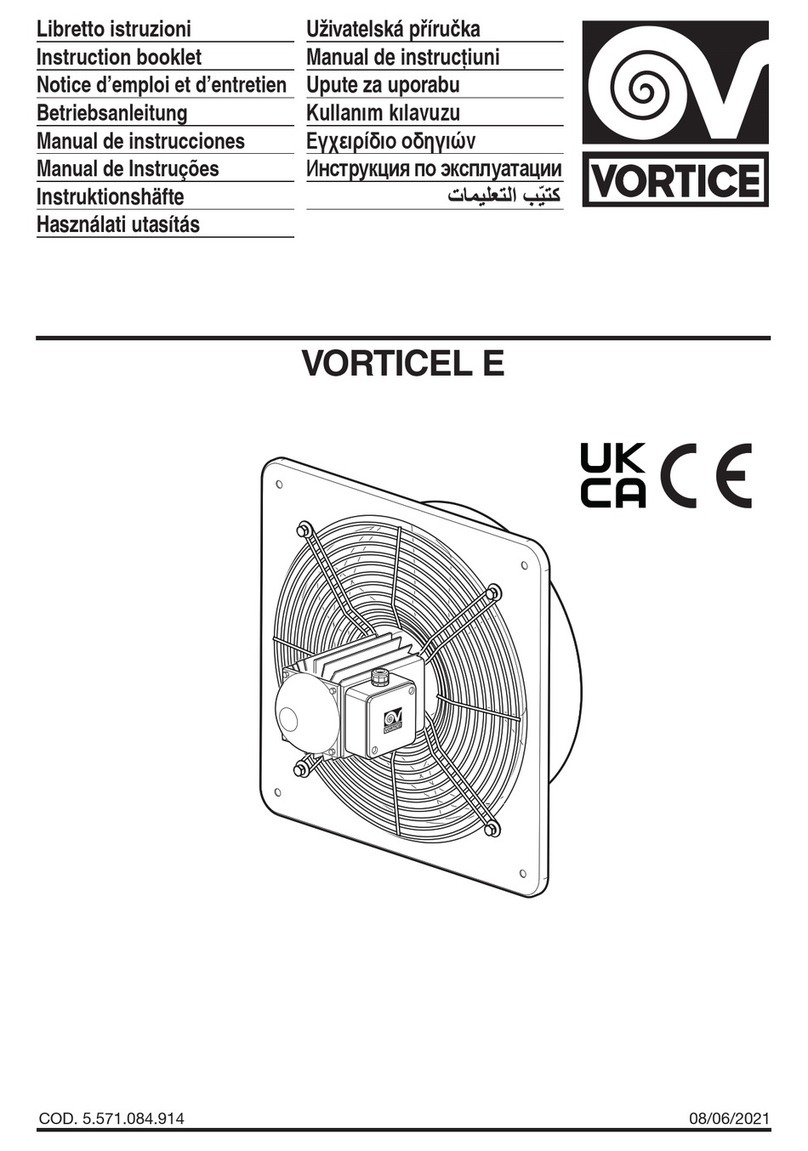 Vortice VORTICEL E User manual