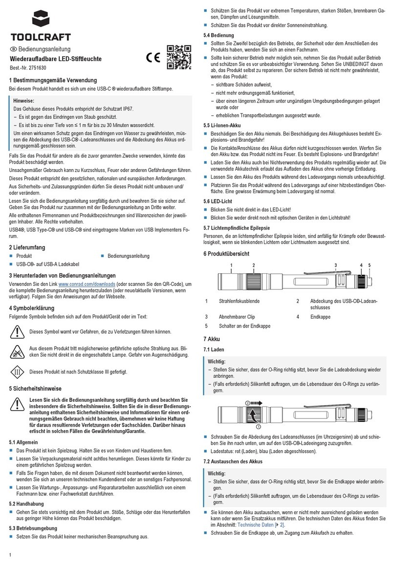 TOOLCRAFT TO-8254890 operating instructions