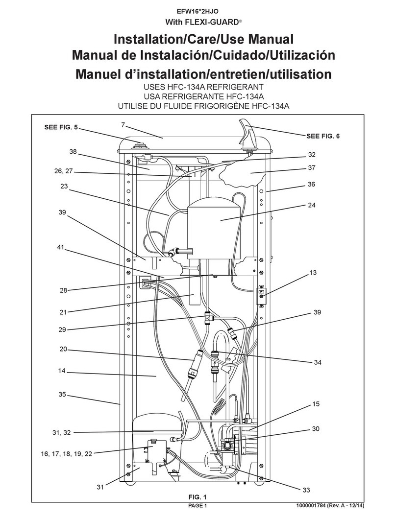 Elkay EFW16 2HJO Series Installation manual