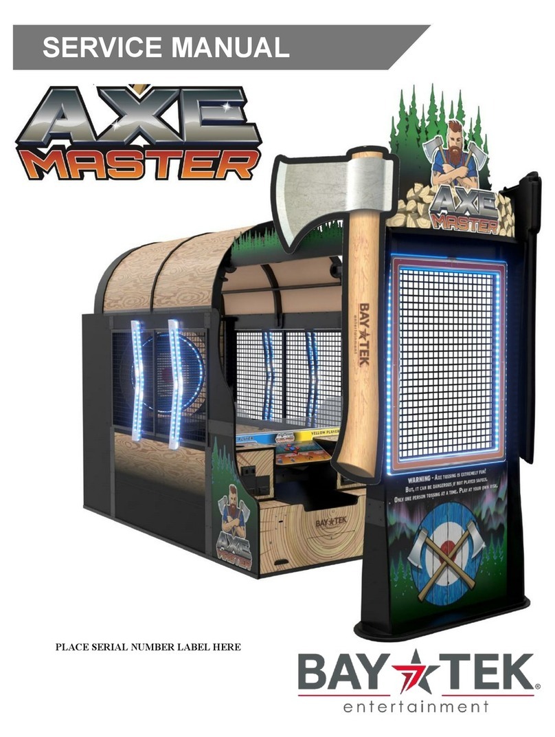 Bay-Tek AXE MASTER User manual Bay-Tek AXE MASTER User manual