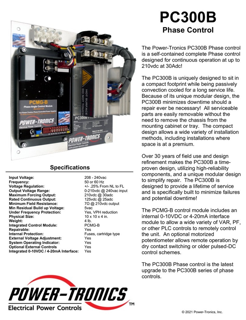 Power-Tronics PC300B manual