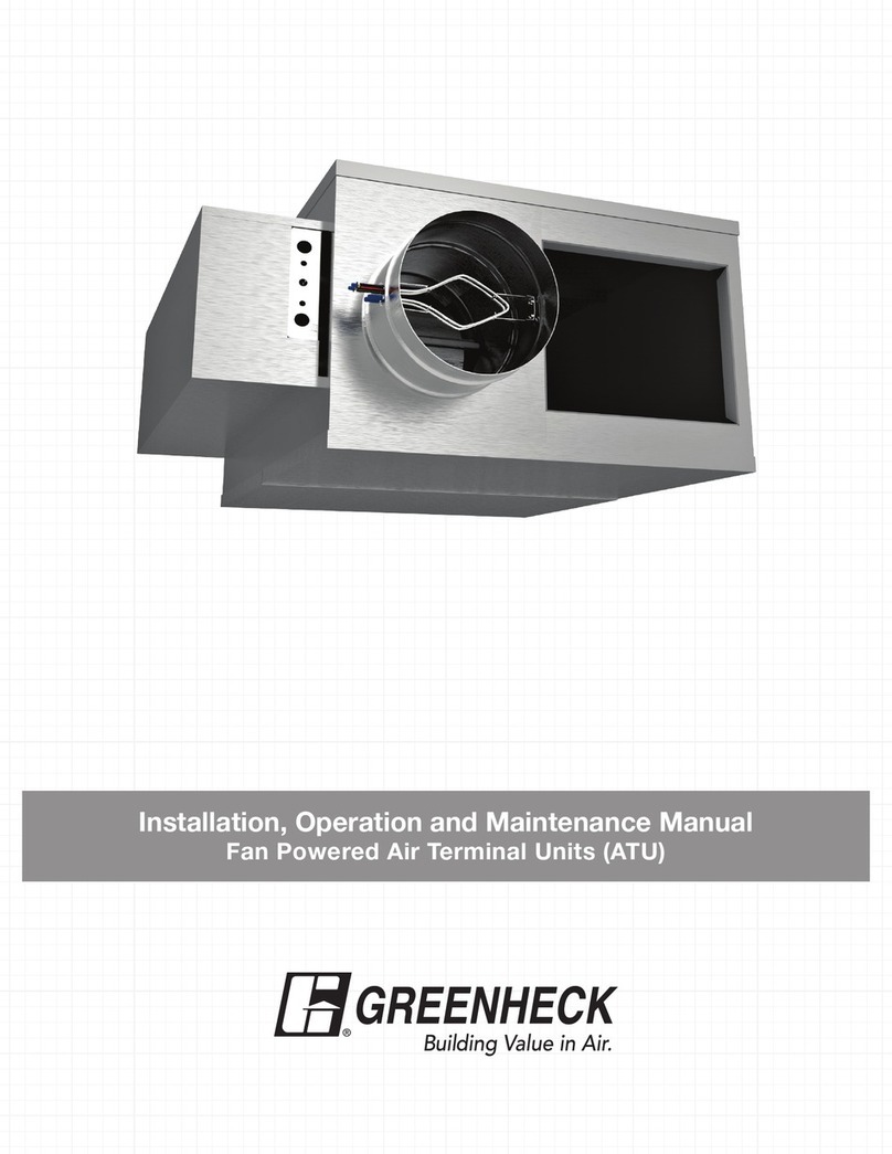 Greenheck XG-FCI Installation, operation and maintenance manual