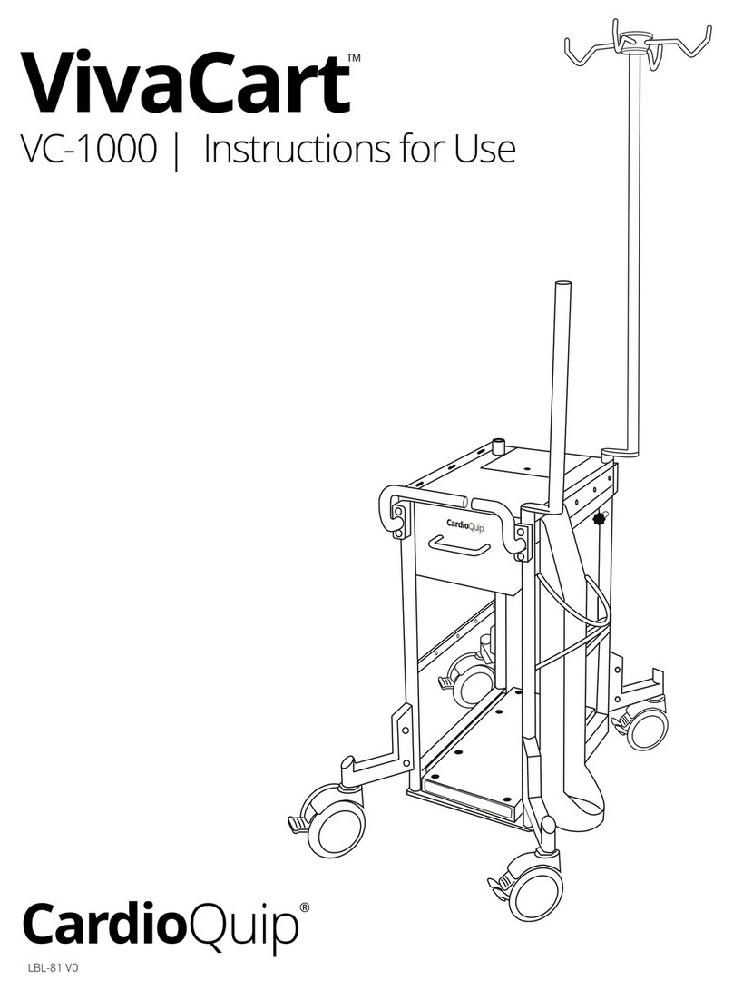 CardioQuip VivaCart VC-1000 Instructions for use CardioQuip VivaCart VC-1000 Instructions for use