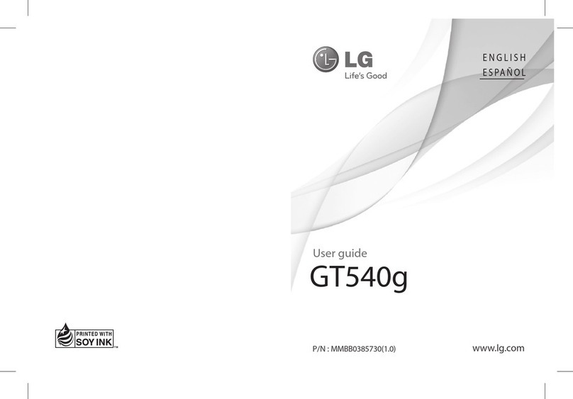LG GT540G User manual