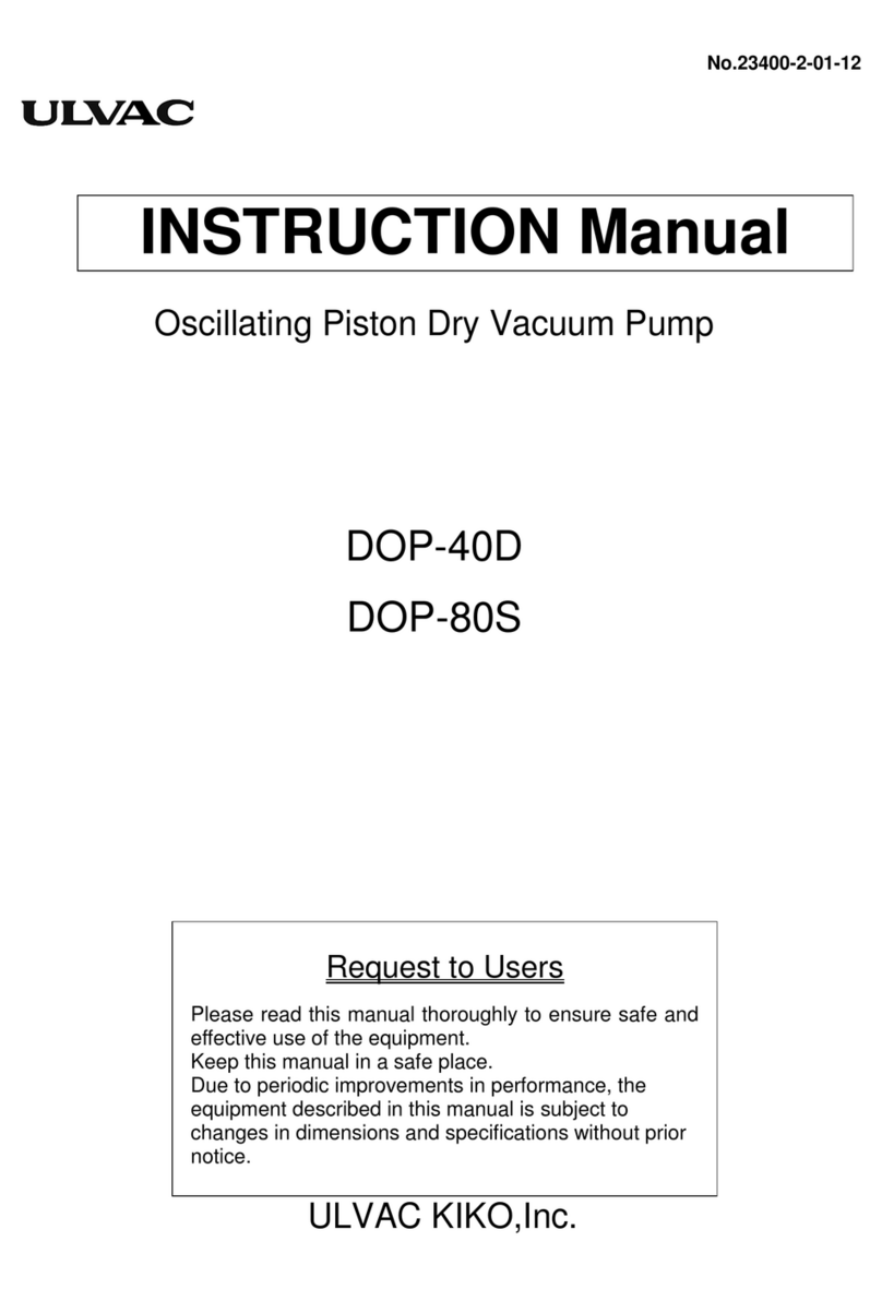 Ulvac DOP-40D instruction manual