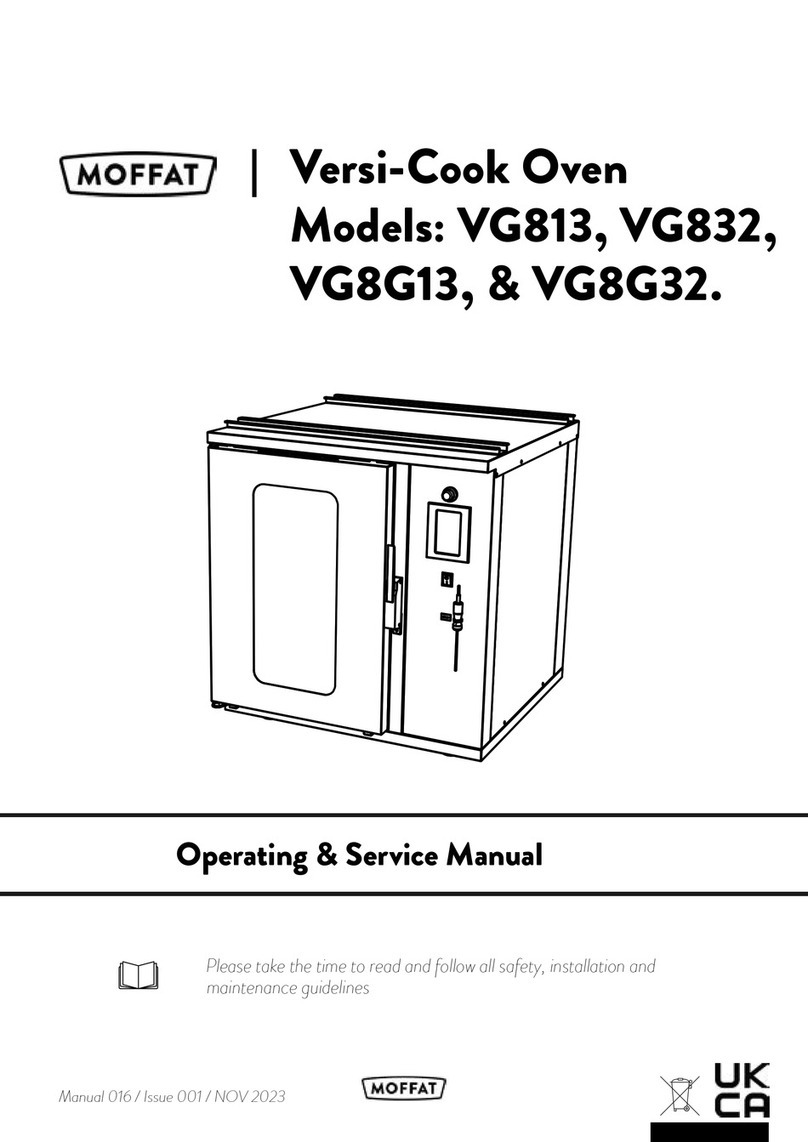 Moffat VG813 OPERATING & SERVICE MANUAL