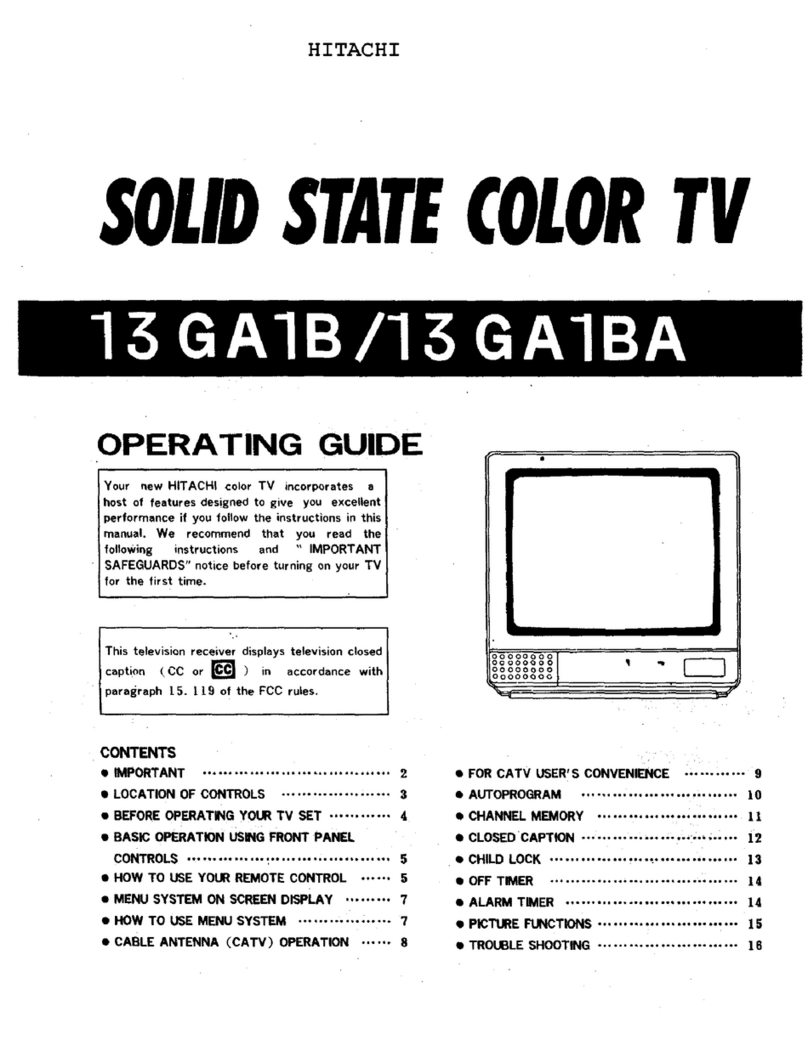 Hitachi 13GA1B User manual Hitachi 13GA1B User manual