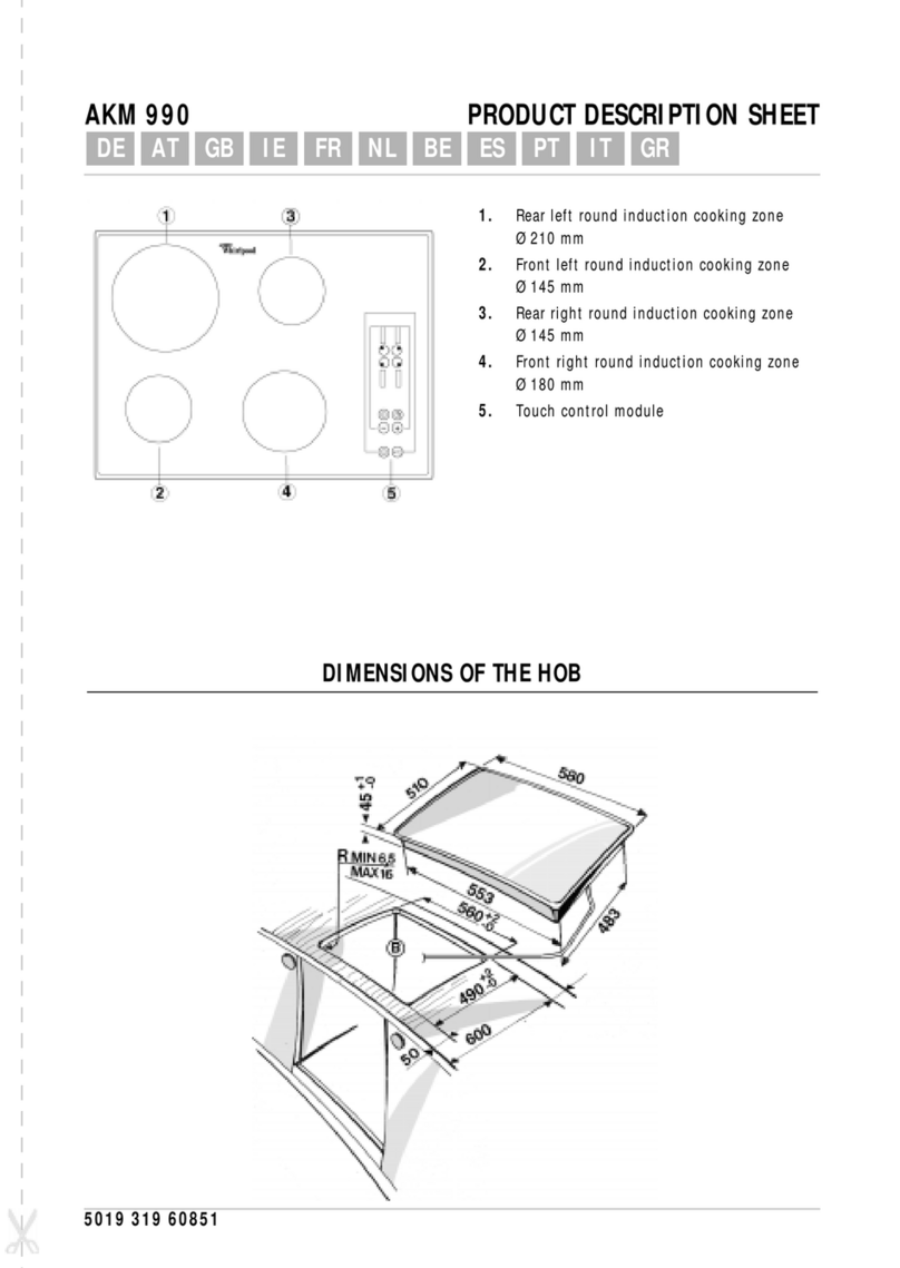 Whirlpool AKM 990 User manual