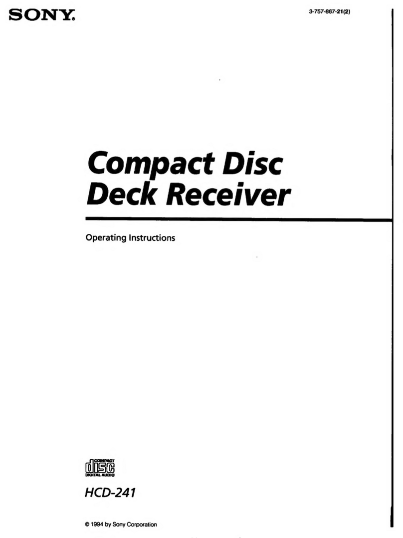 Sony HCD-241 Primary User manual