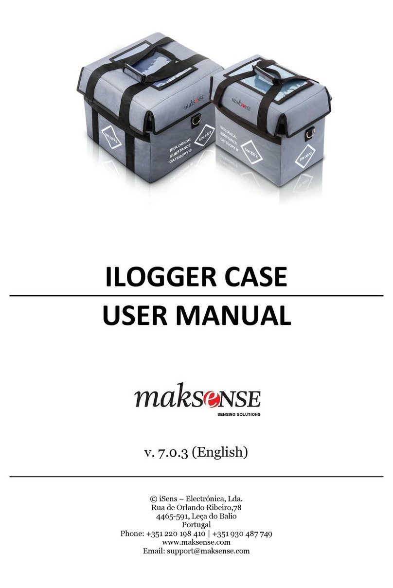 iSens makseNSE ILOGGER CASE user manual