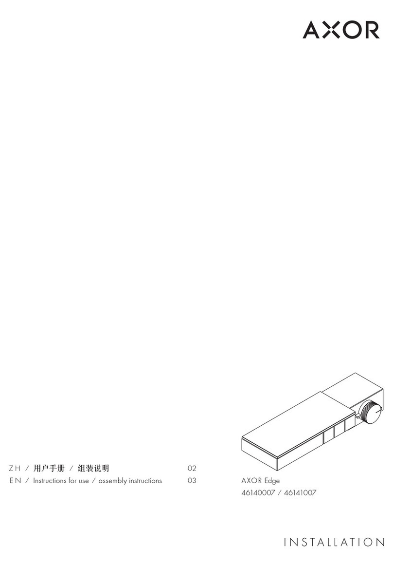 Axor Edge 46140007 Manual