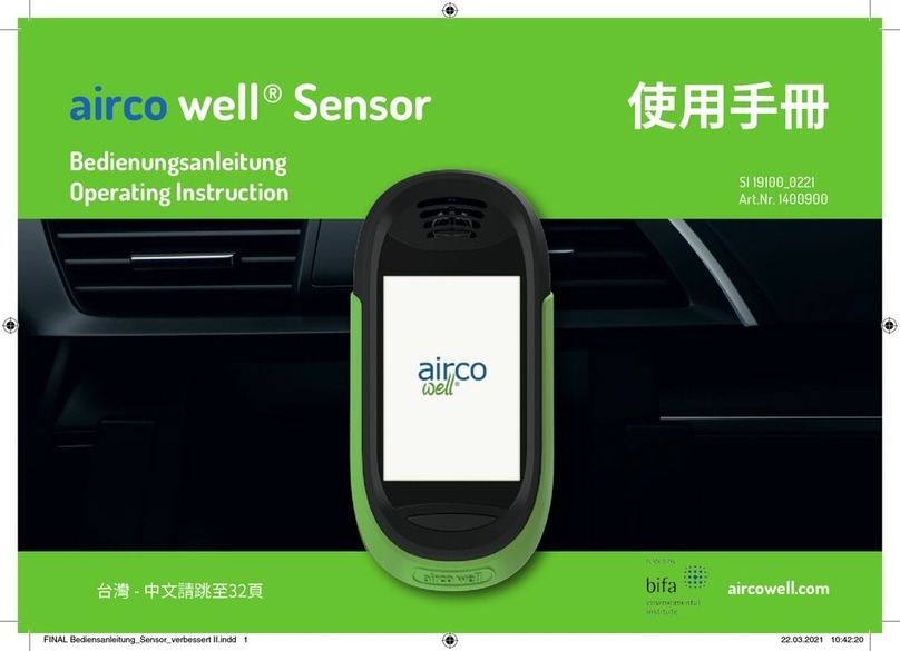 Tunap airco well Operating	 instruction