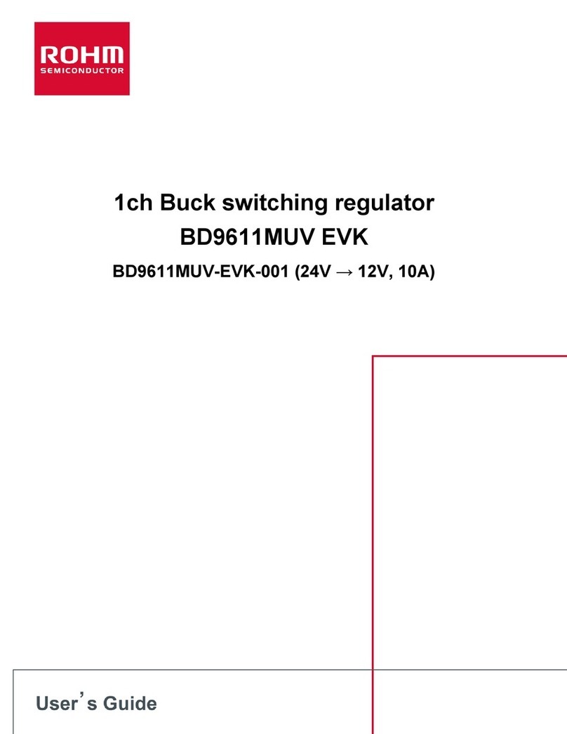 Rohm BD9611MUV EVK user manual Rohm BD9611MUV EVK user manual