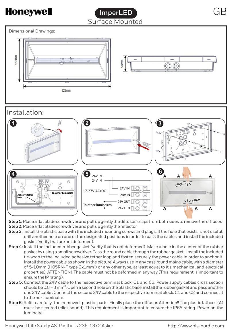 Honeywell ImperLED quick start guide