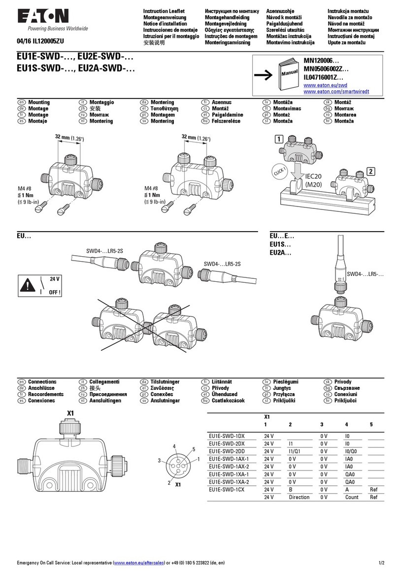 Eaton EU1E-SWD Series Manual