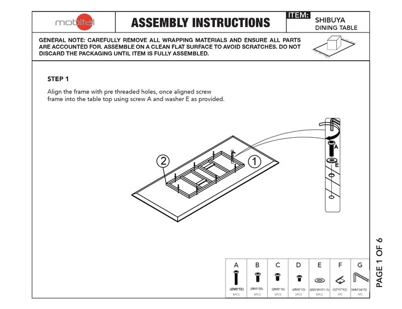 Mobital SHIBUYA Assembly instructions
