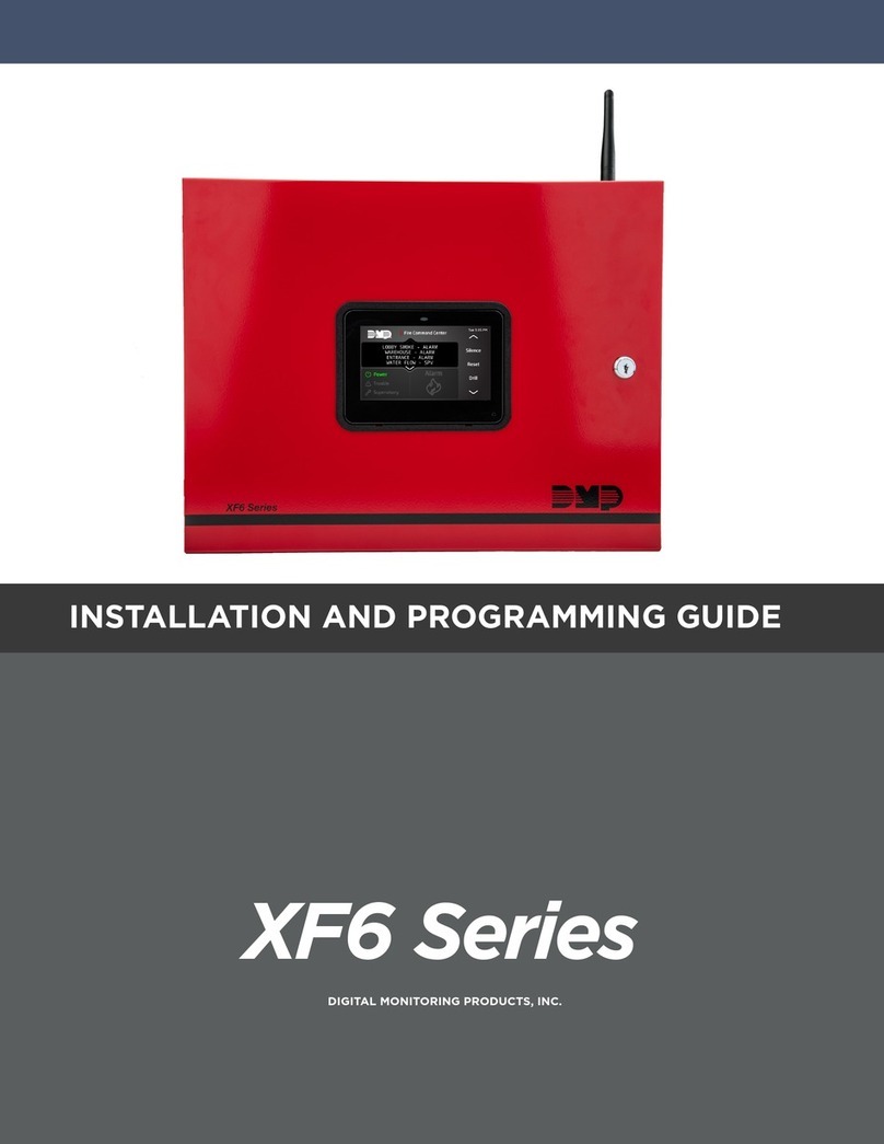 Digital Monitoring Products XF6 Series Installation guide