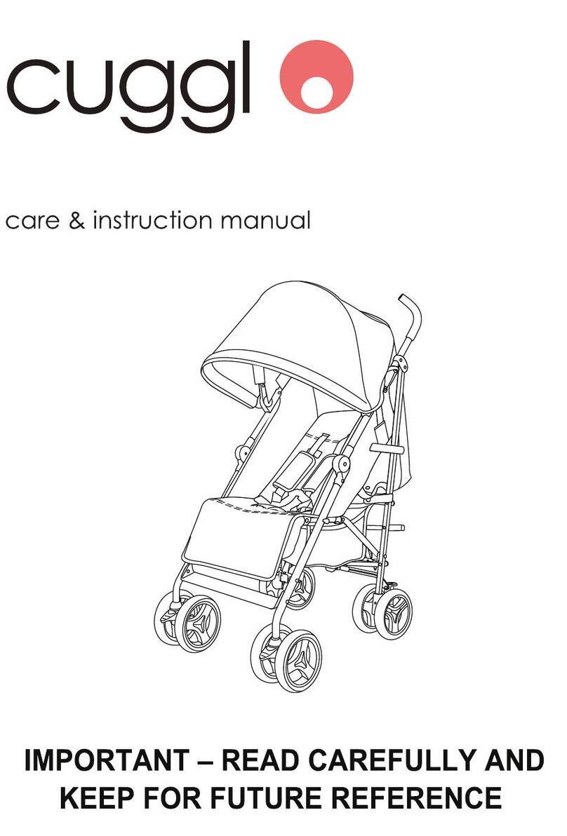 CUGGL ROWAN COMPLETE PUSHCHAIR RUSTIC BLU Care & instruction manual