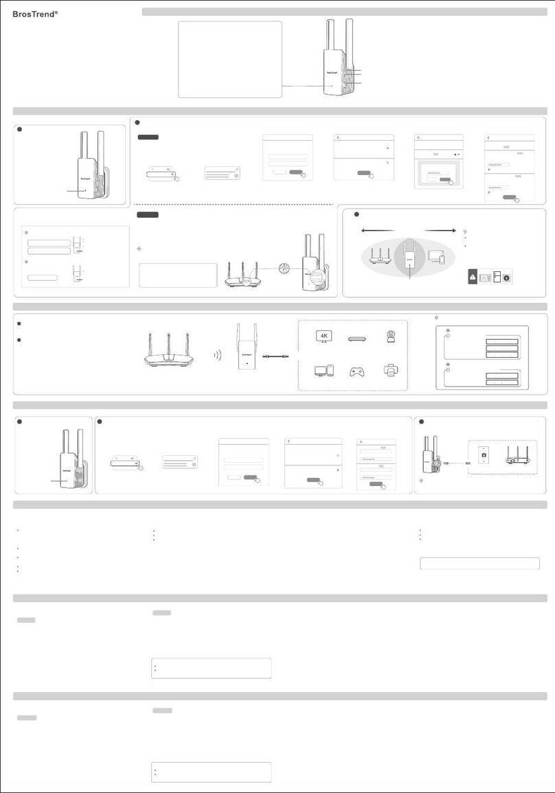 BROSTREND E3 Quick installation guide BROSTREND E3 Quick installation guide