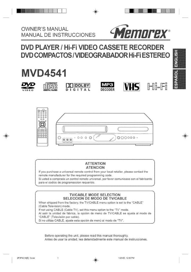 Memorex MVD4541 owner's manual