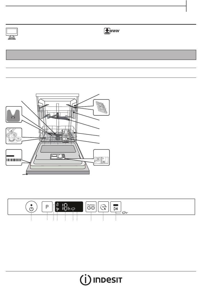 Indesit D2I HD526 A Installation and operation manual